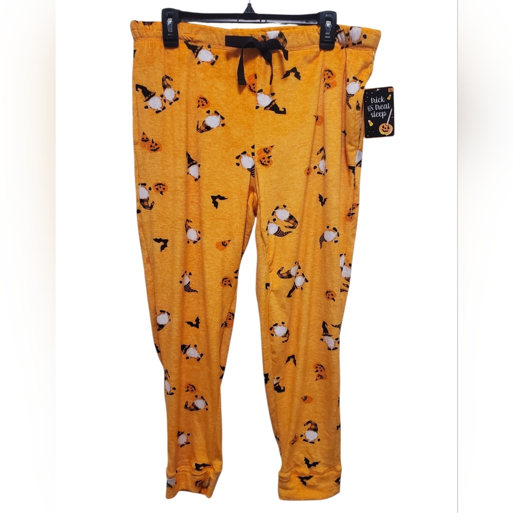Woman pajams Bottoms with Gnome  Design